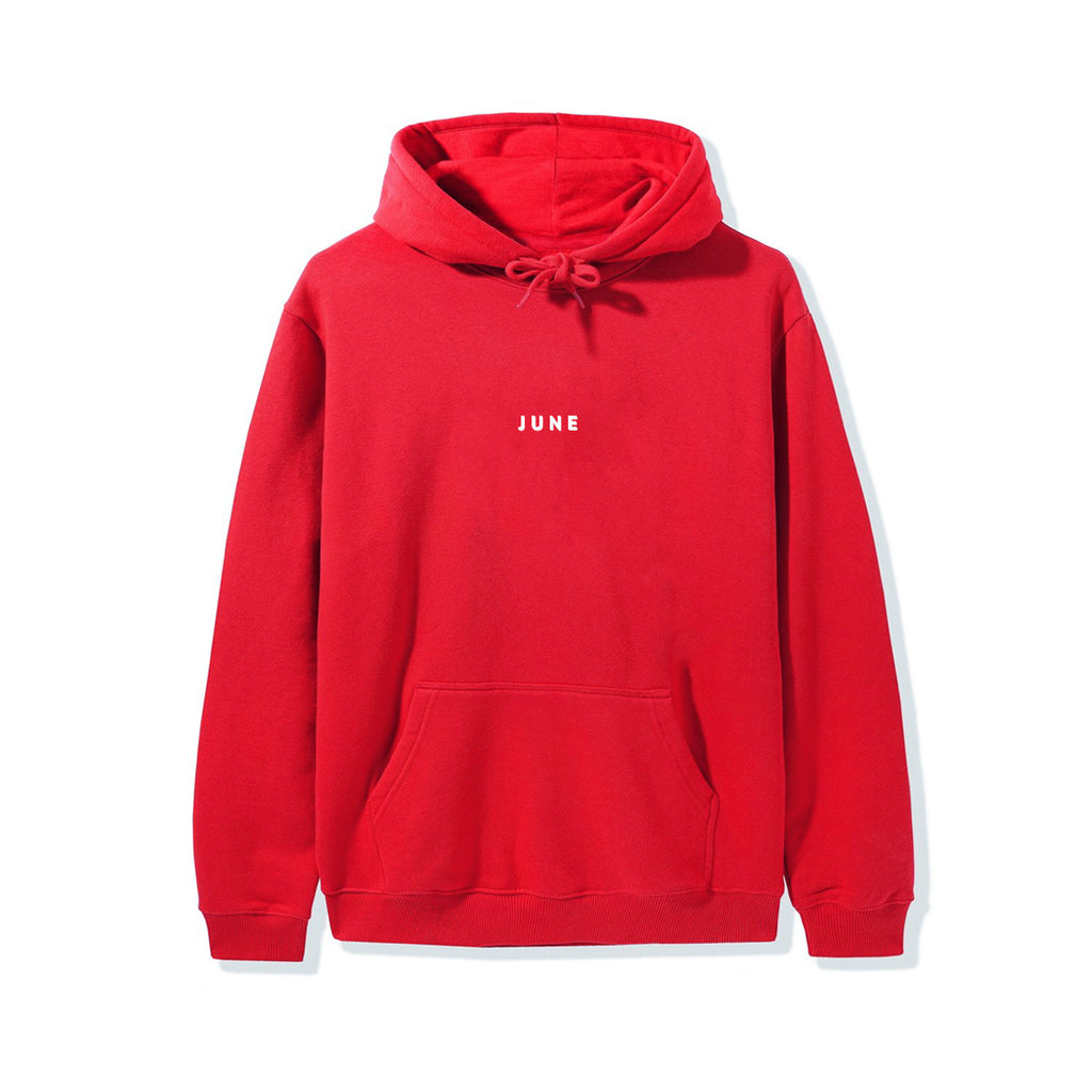 June - PUFF! Youth Hoodie - Red, White
