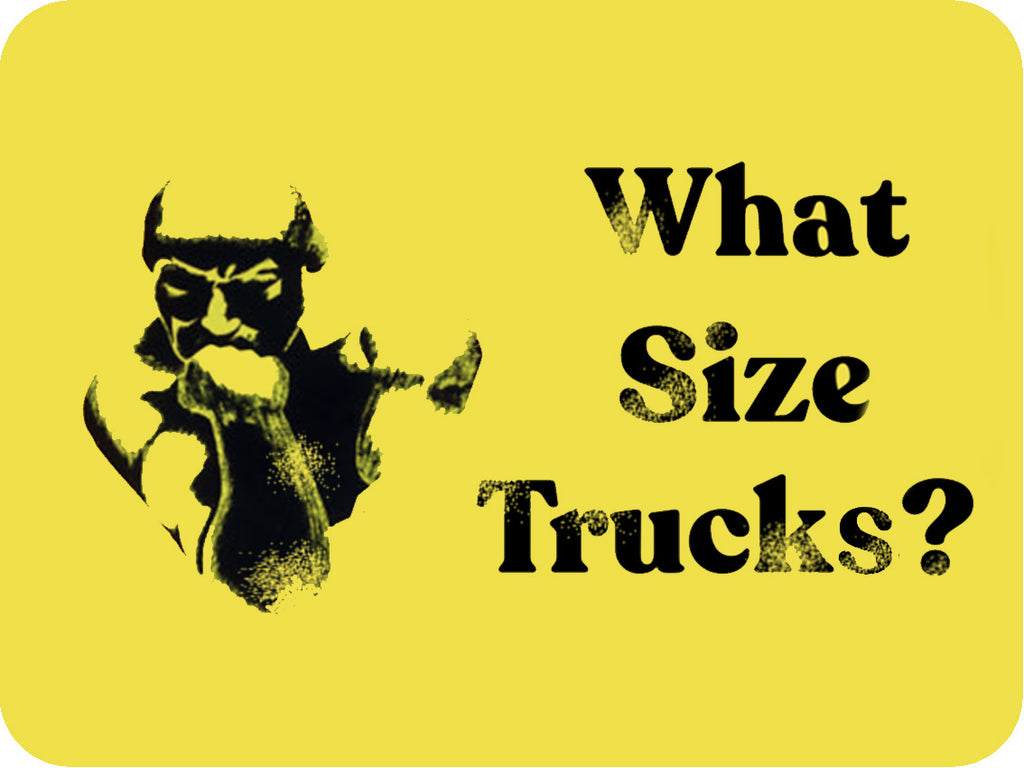 Skateboard trucks size guide