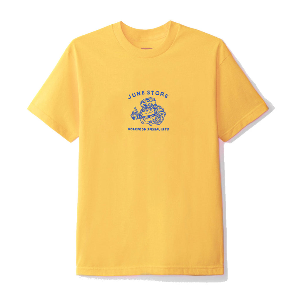 June-Hole-food-specialist-Tee-Gold-blue